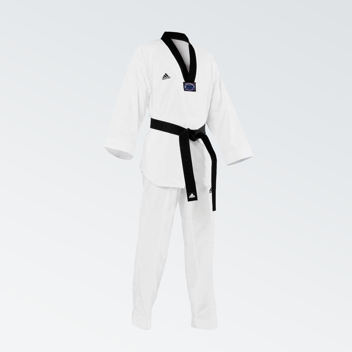 Adidas ADI-Start II Taekwondo Dobok, Black-V – RhingoUSA Wholesale